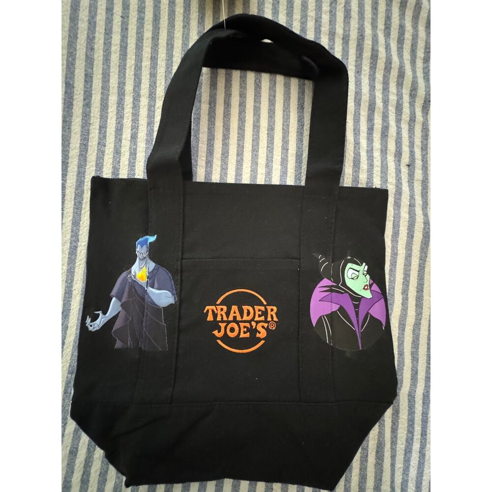 Disney Malificent/Hades/Yzma Halloween Custom Made Trader Joes Mini Tote
